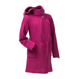 Mamalila Woolen Hooded Babywearing Coat - Berry