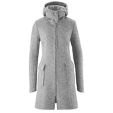 Mamalila Woolen Hooded Babywearing Coat - Light Grey