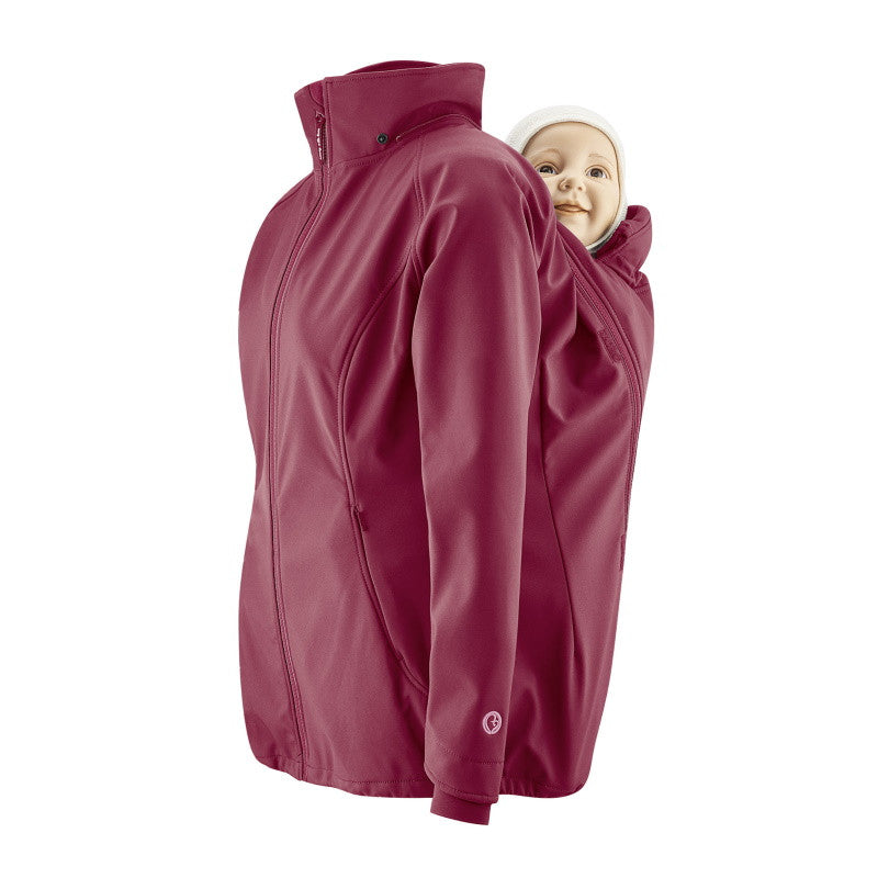 Mamalila Softshell Babywearing Jacket Allrounder - Berry