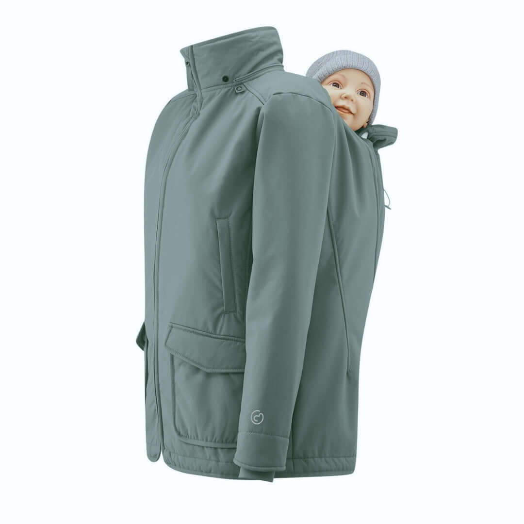 Mamalila Allweather Cosy Allrounder Softshell - Agave | Babymaxi