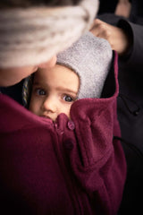 Mamalila Hooded Babywearing Coat Vienna - Berry | Babymaxi